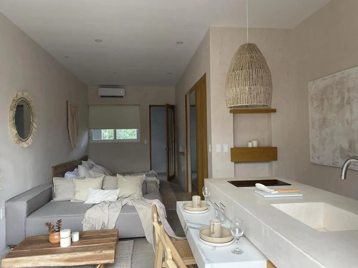 Апартаменты New Loft With Beach Club Access Тулум Мексика