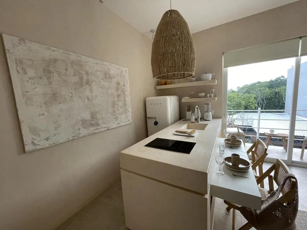 Апартаменты New Loft With Beach Club Access Тулум